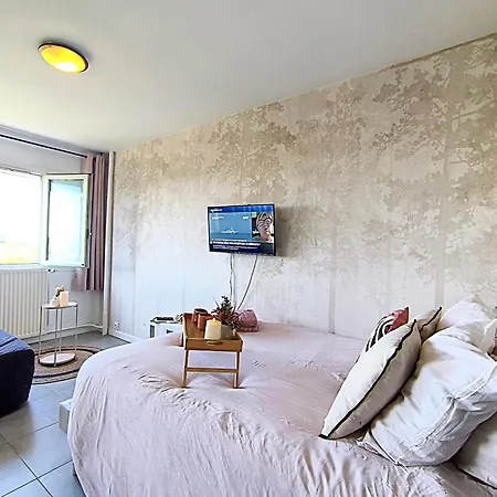 Lerelaisdodile - Ideal Pro & Couple - Cosy - Proche Metro - Parking Gratuit - - - Wifi Hd - Smart Tv - Entree Autonome 아파트 *